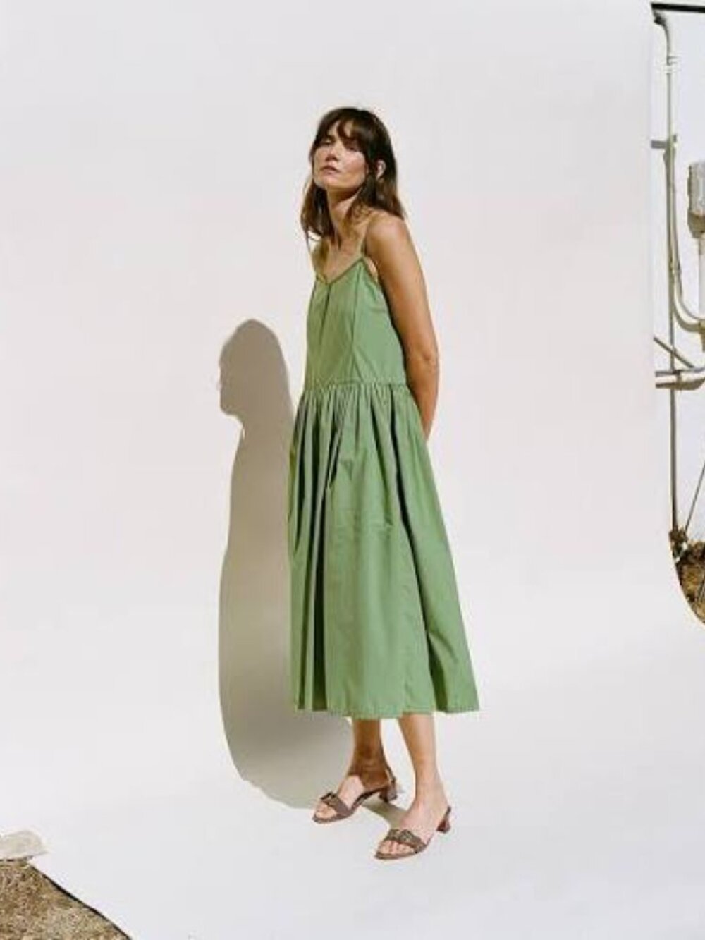 Gauging Interest—Emma Rothkopf Ritual Dress in Green - Picture 2 of 2